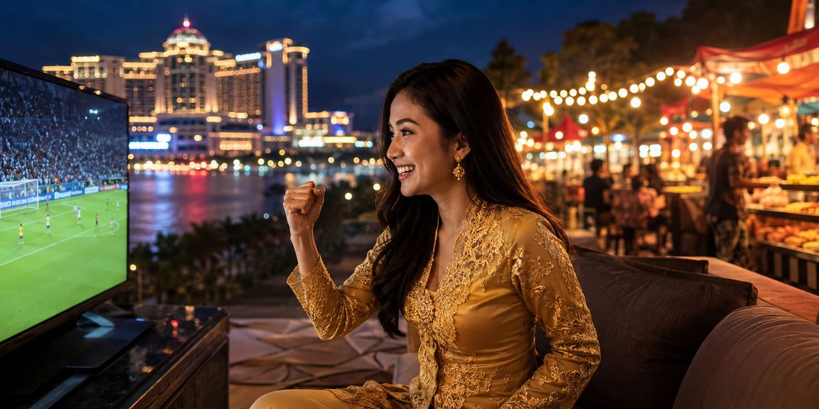 Suasana hiburan dan pertaruhan sukan di kawasan pelancongan Genting Highlands Malaysia